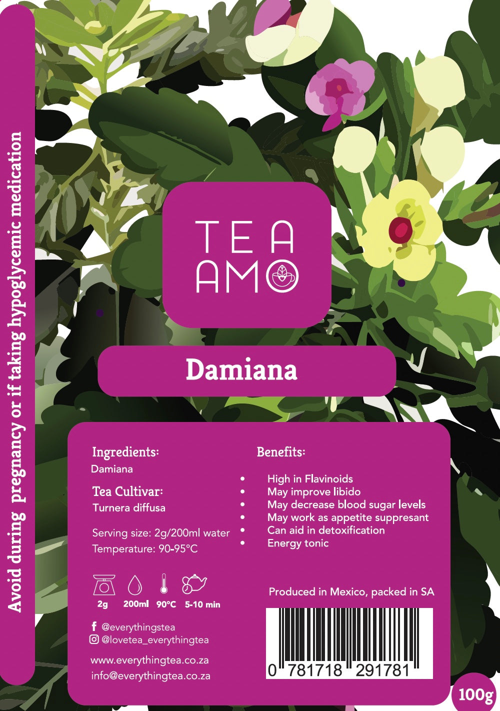 Damiana tea